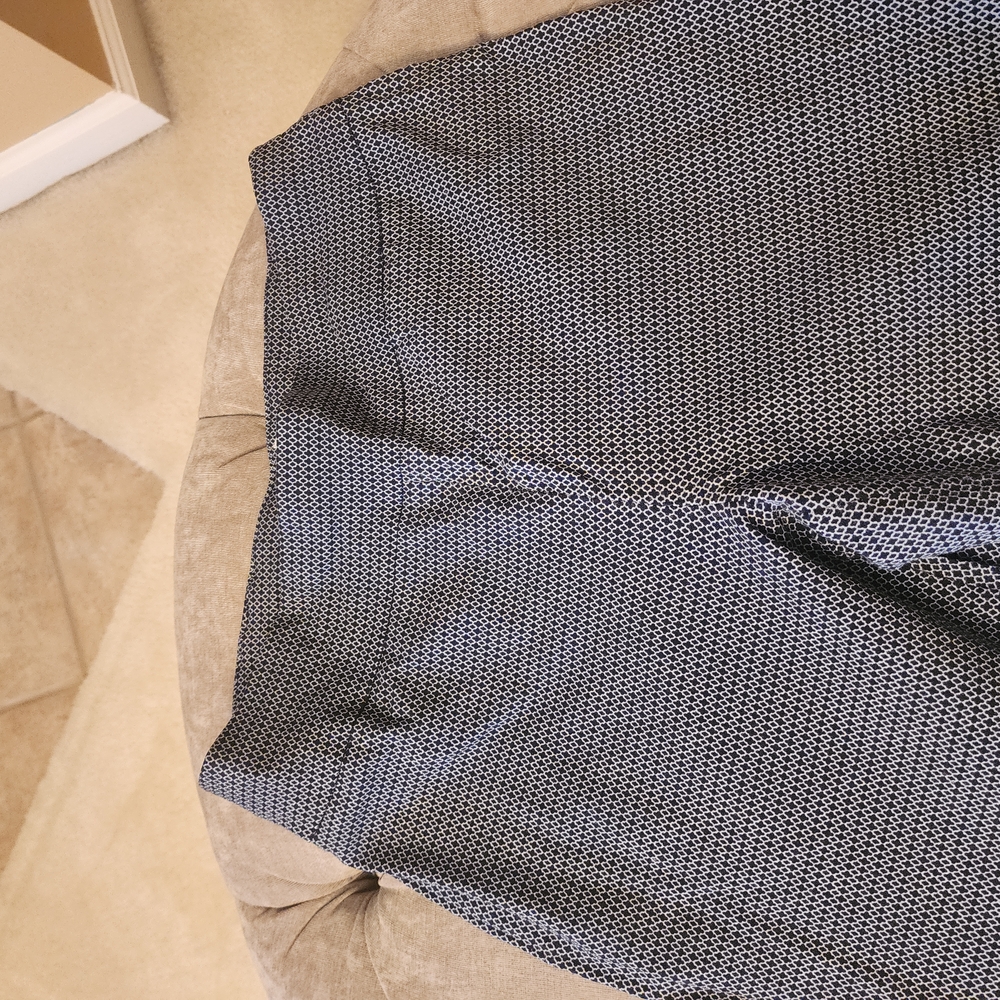 Blue/White Patterned Pants - Picture 2 of 4